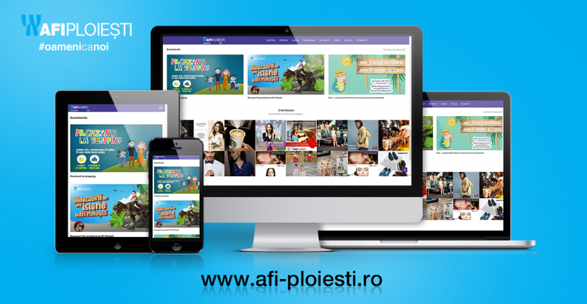 Noul site AFI Ploiesti – o experienta interactiva pentru clienti